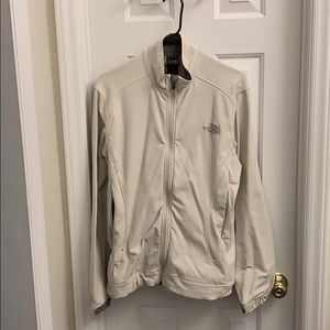 Women’s The North Face Cream Colored Shell Jacket